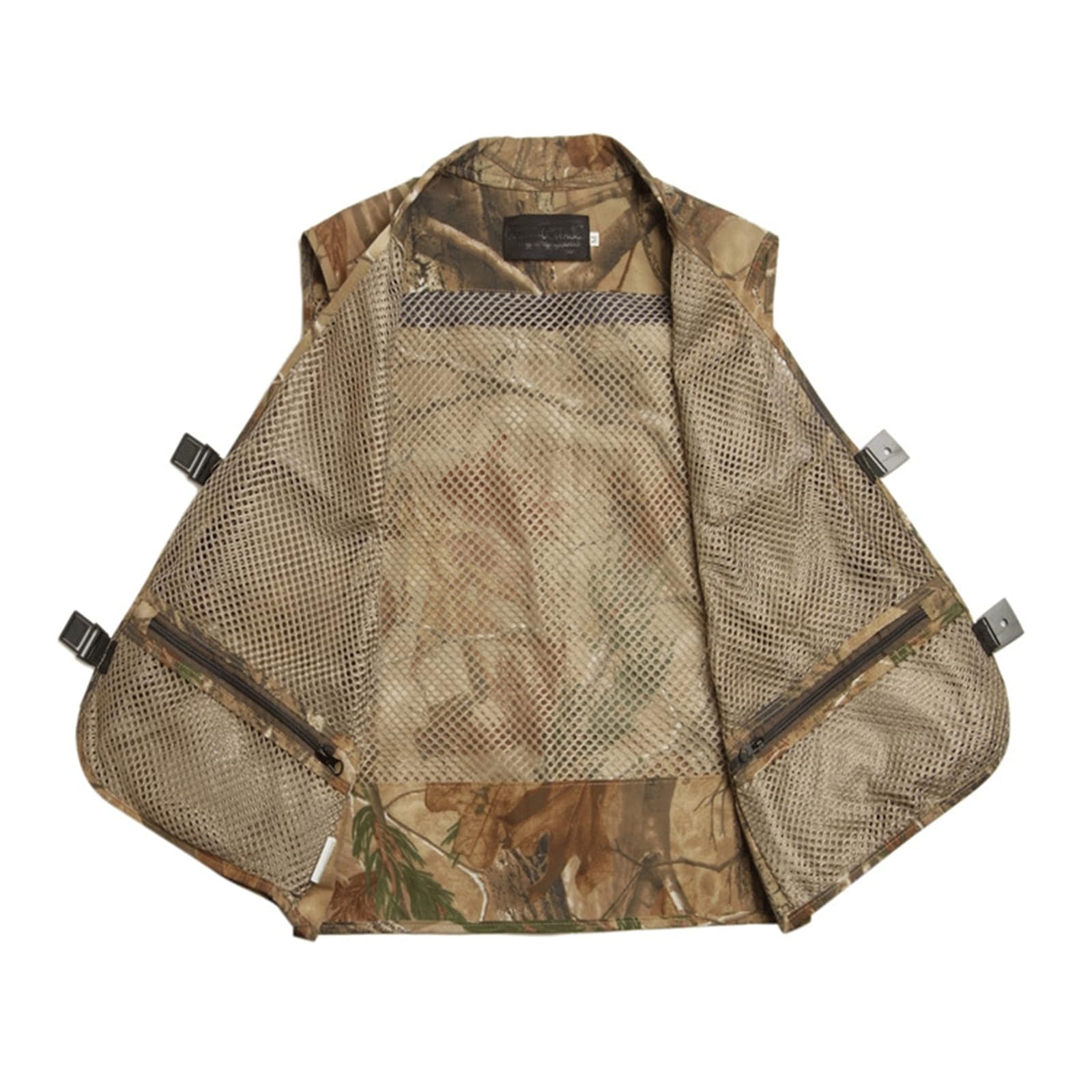 Wygwlg Gilet Funzionale Multitasche Mimetico Da Uomo, Gilet Da Lavoro Estivo Per La Caccia Alla Pesca Fotografica All'aperto, Giacca Utility Senza Maniche, 11 Tasche