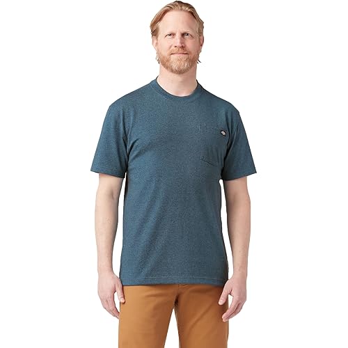 Dickies Men's Big & Tall Heavyweight Crew Neck Short Sleeve Tee Big-Tall