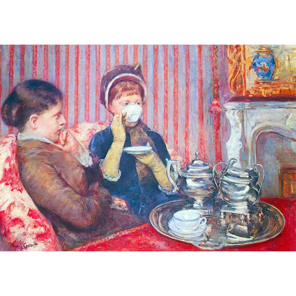 Impression sur toile Une tasse de thé #2 une excellente idée cadeau