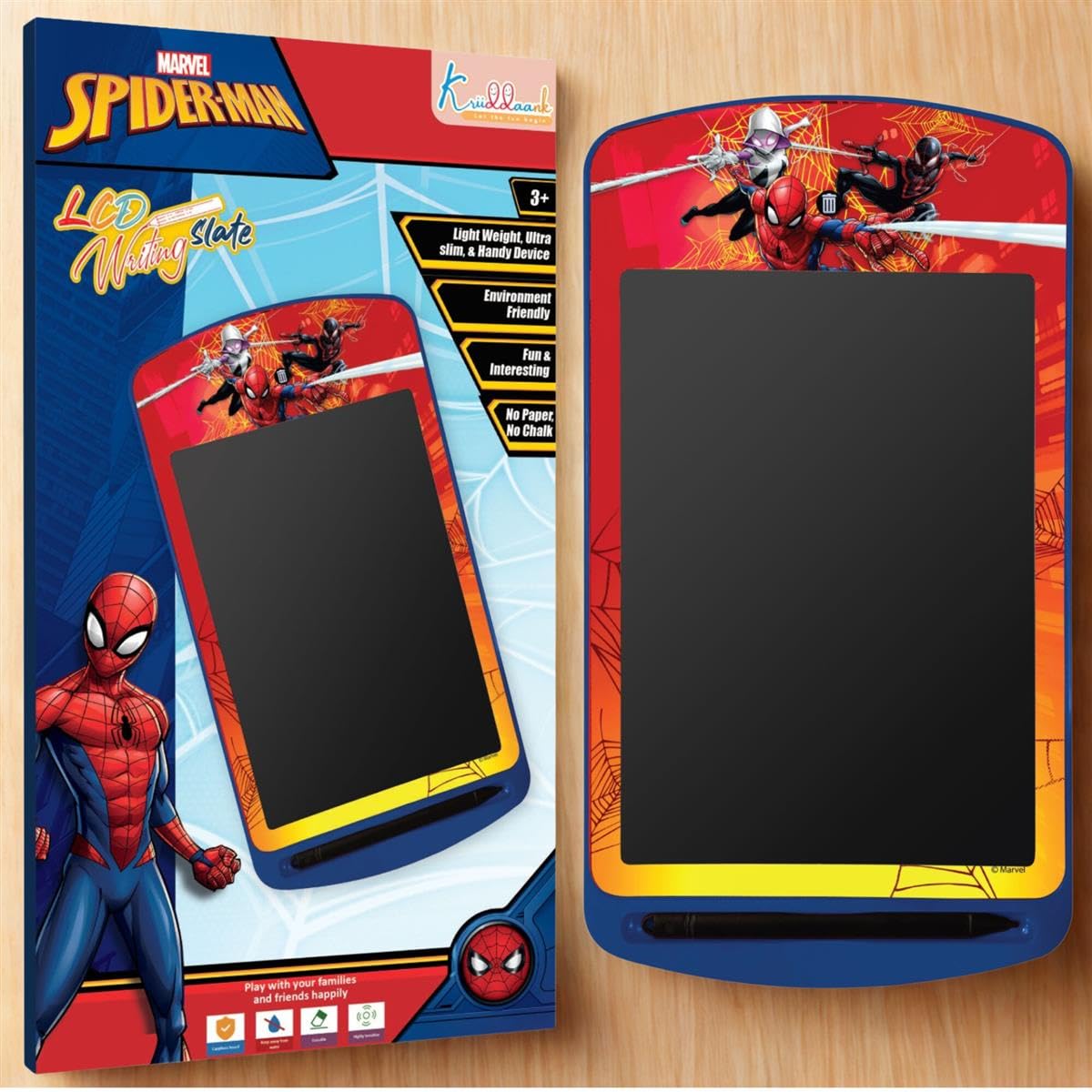 Spiderman LCD Tablet, 10.5 Inch Electronic Drawing Pad & Tablet for Kids, Rewritable LCD Board, Toddler Travel Slate for Boys, Birthday Gift for 3 4 5 6 7 8 9 Year, Spiderman Theme Color-image-32