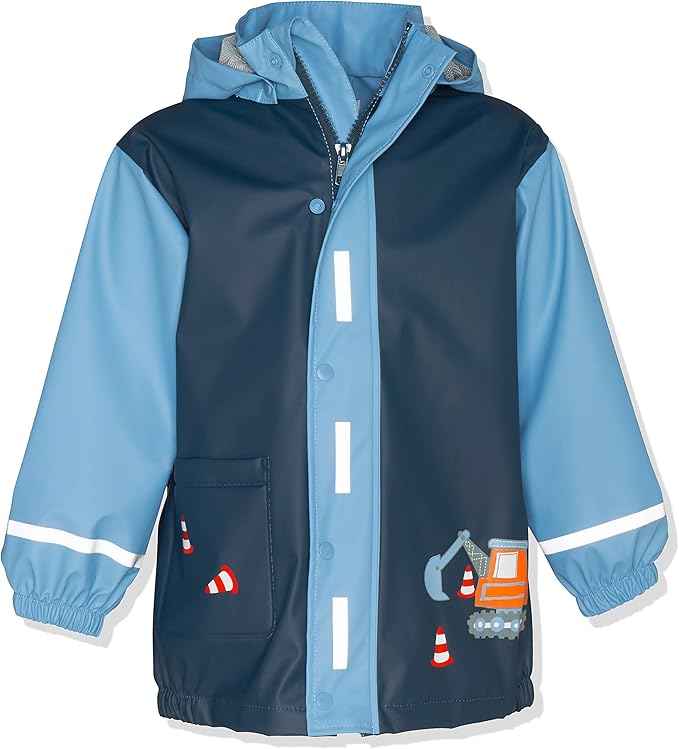 Playshoes Boys,Clothing,Snow & Rainwear,Raincoats Playshoes Baby Raincoat Building Site Rain Jacket