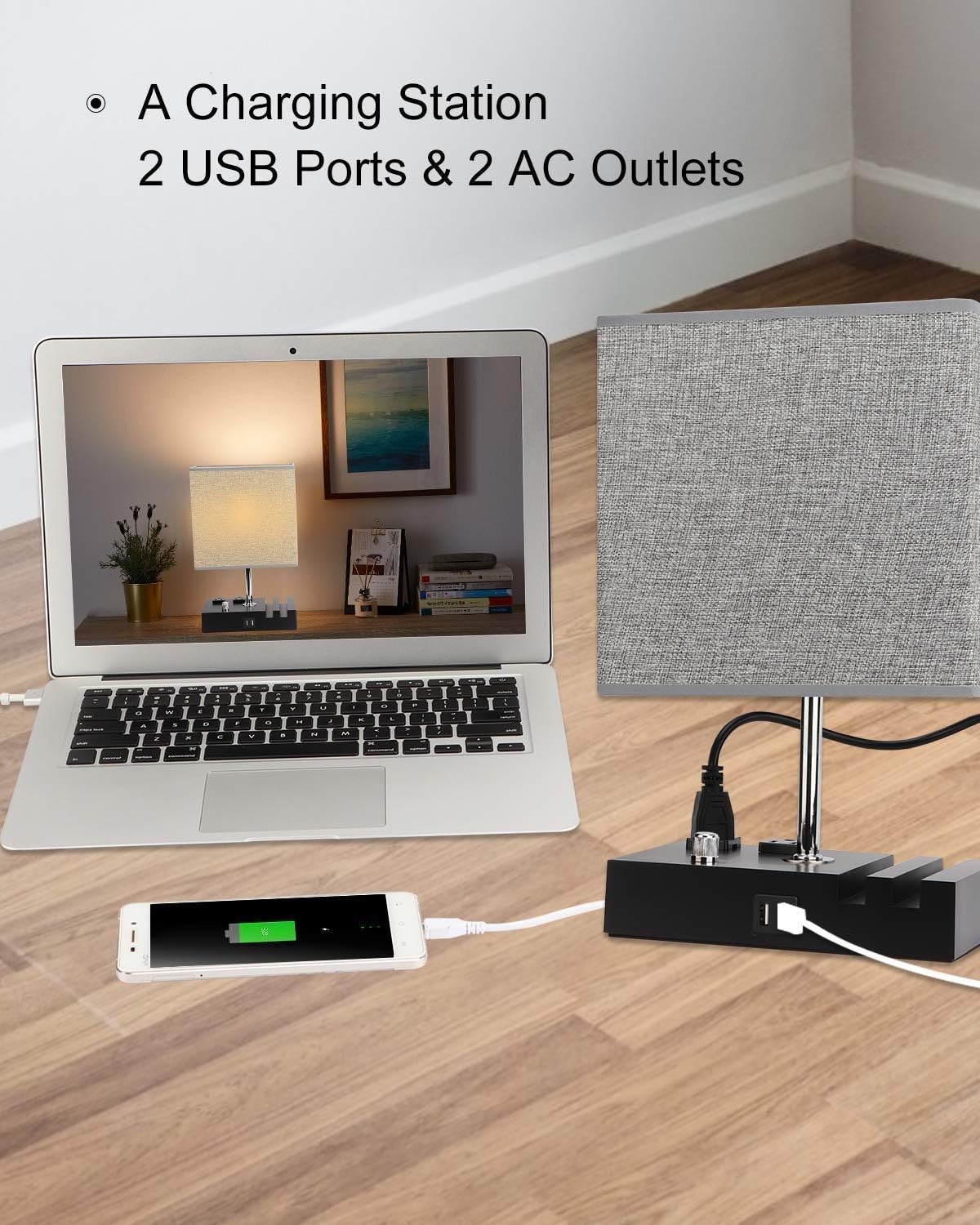 EVISTR Table Lamp LT8286 as a charging station