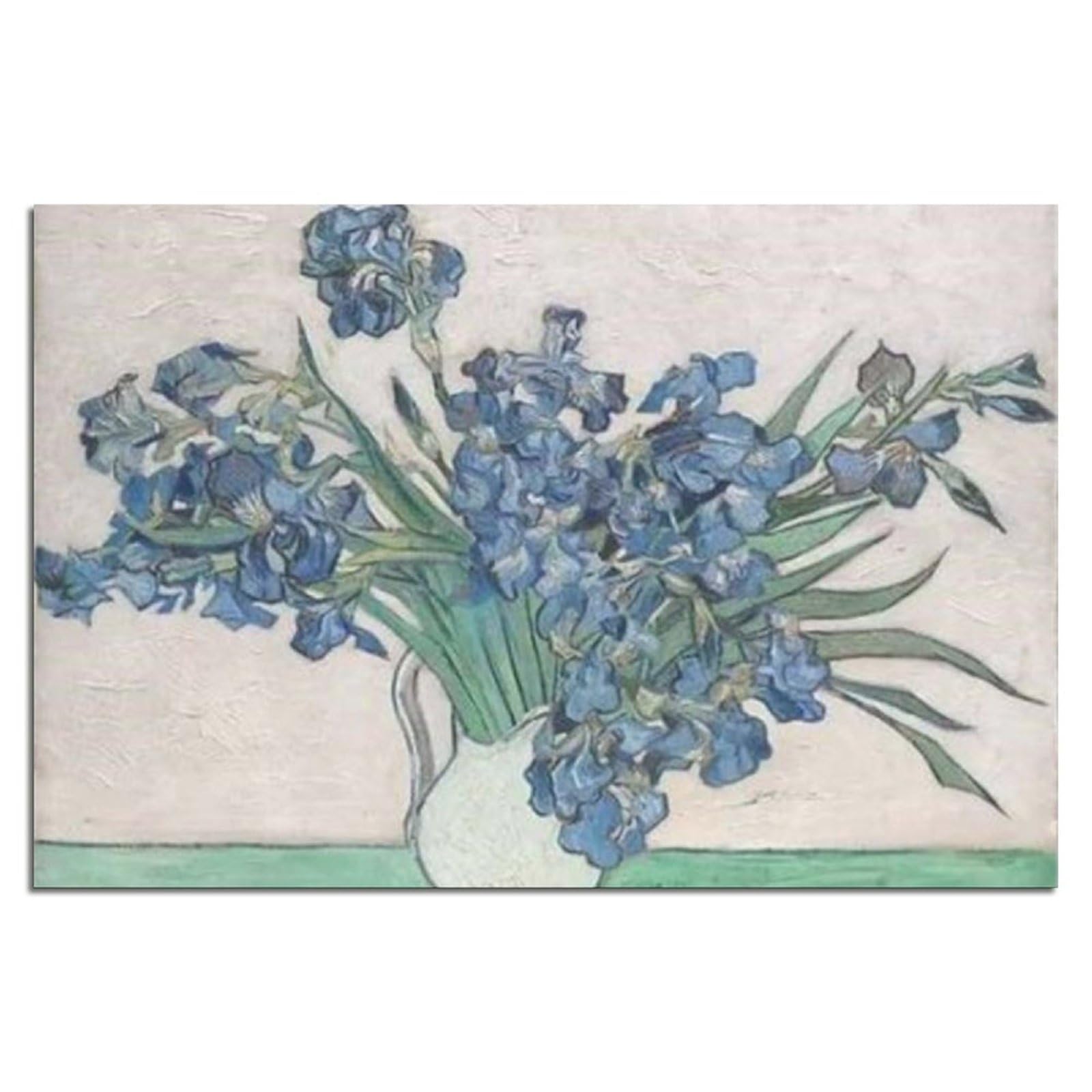 Van Gogh's Irises And Roses Canvas Art Poster Picture Modern Office Family Bedroom Decorative Posters Gift Wall Decor Painting Posters 20x30inchs(50x75cm)