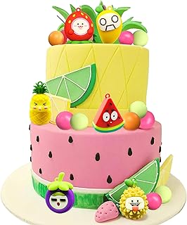 Fruit Theme Cake Decorations Watermelon Strawberry Pineapple Balls Cake ...