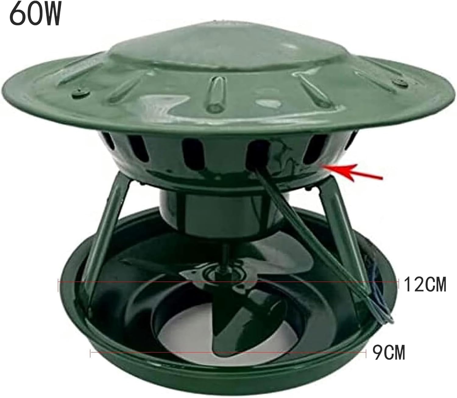 Exhaust Smoke Machine, Chimney Fan, Dust Extractor Induced Draft Fan, for Fireplace Cottage House Stove Fireplace Exhaust Smoke Fan 60W