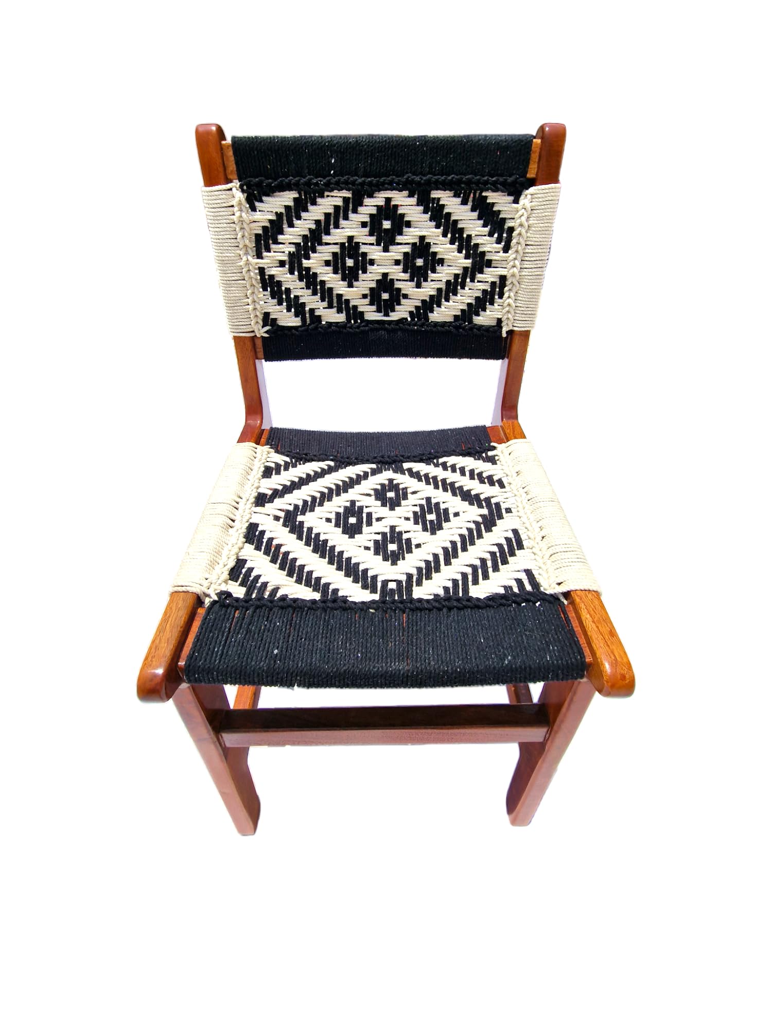 IMPREXIS STORE Wooden Hand-Woven Chair Without armrest 2
