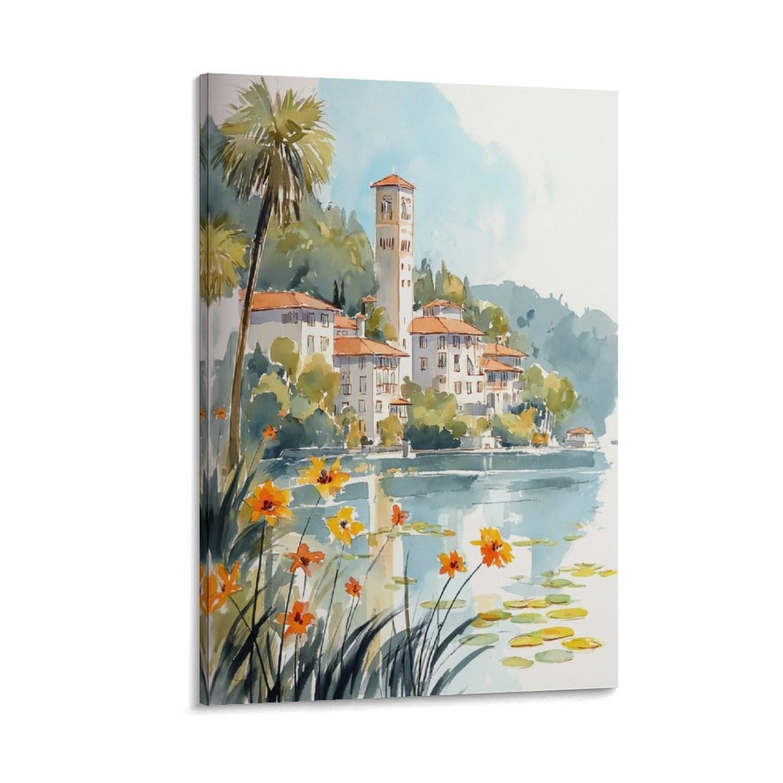 Orlando 20x30inch(50x75cm) Vintage Travel Poster Watercolor Canvas Art