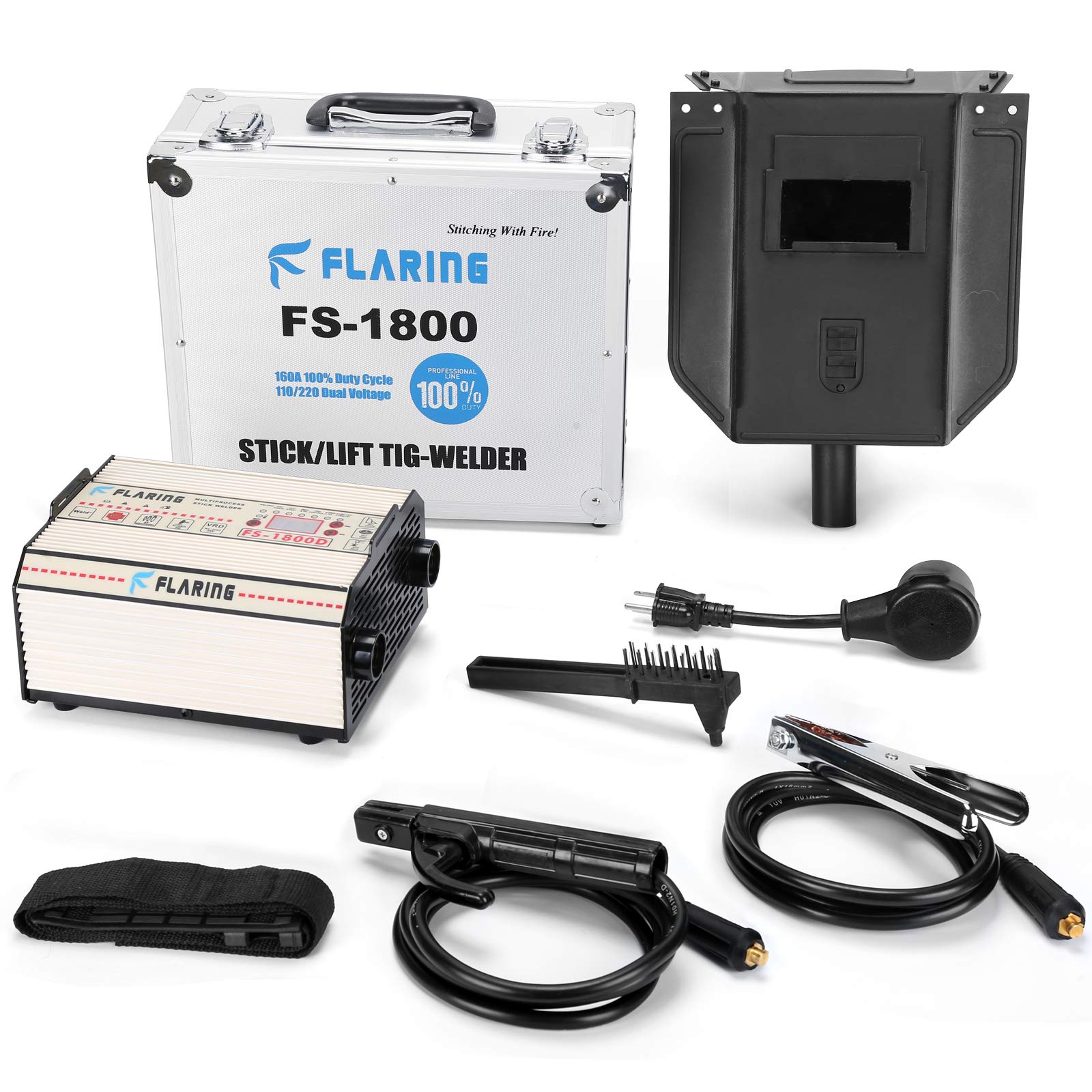 Amazon | Flaring 溶接機 半自動溶接機 アーク溶接/lift TIG 180A 100V 