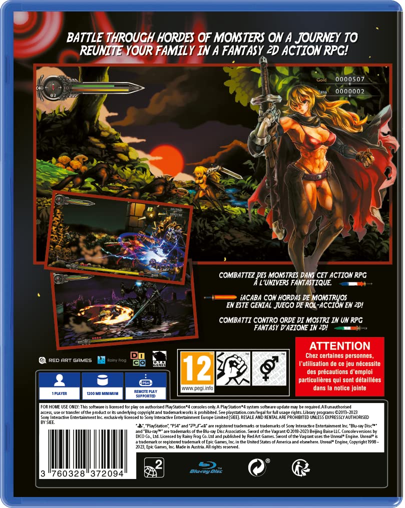 Sword of the Vagrant - (PS4) PlayStation 4 [Pre-Owned] (European Import)