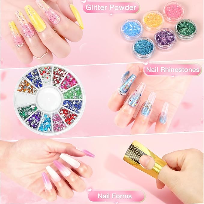 Kit de Acrílico para Uñas Principiantes - 3 Colores miniatura 6