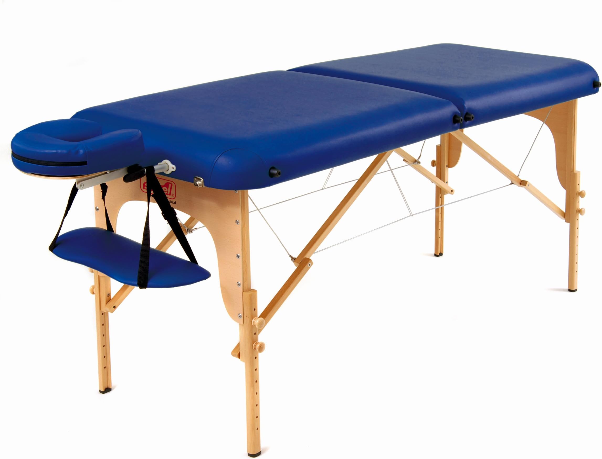 ERHARD Sport Sissel Robust Portable Massage Table, blue, including bag