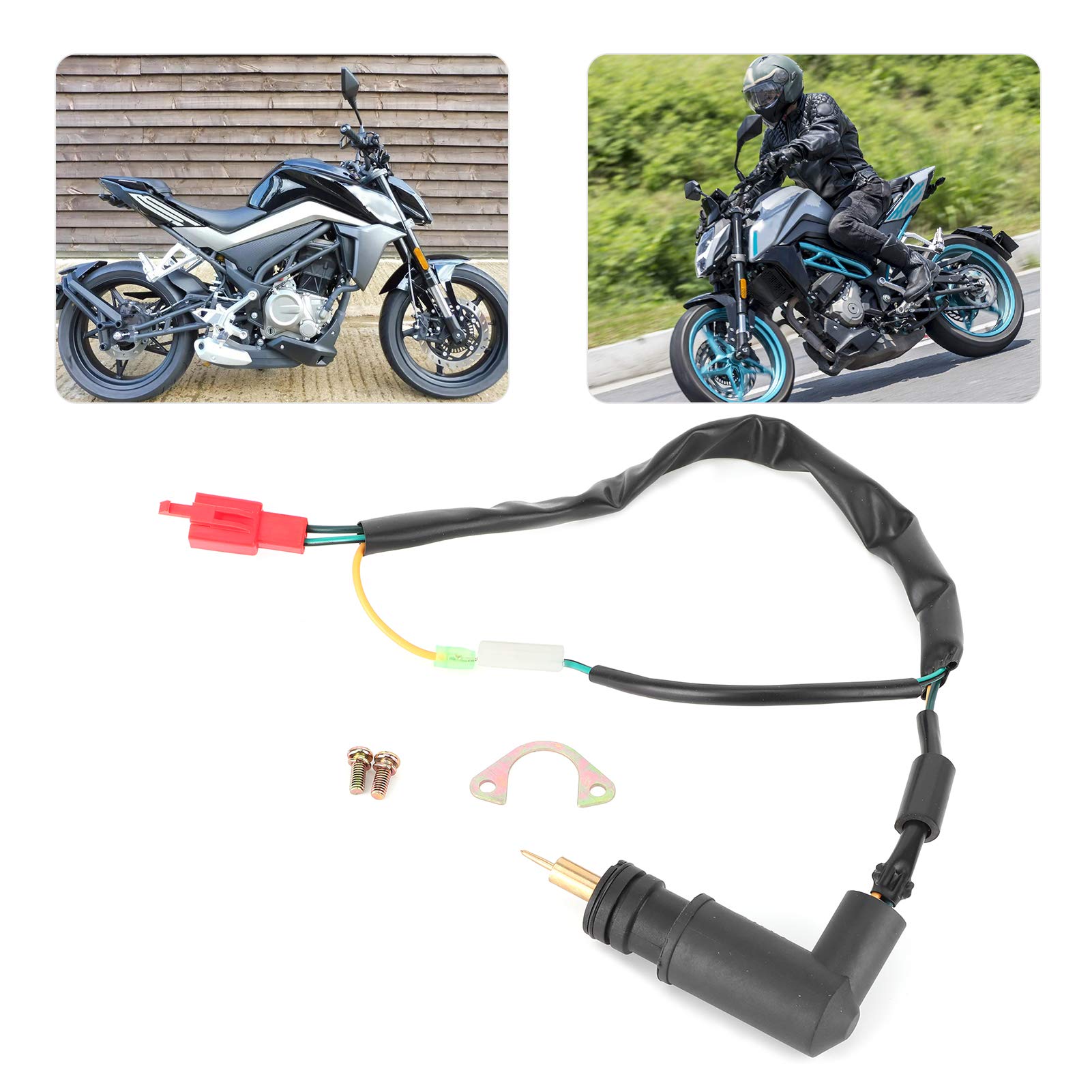 Valvola di strozzamento elettrica automatica del carburatore adatta per CF250 CH250 CN250 e altri motori verticali raffreddati ad acqua 172 mm 250 Avviamento del