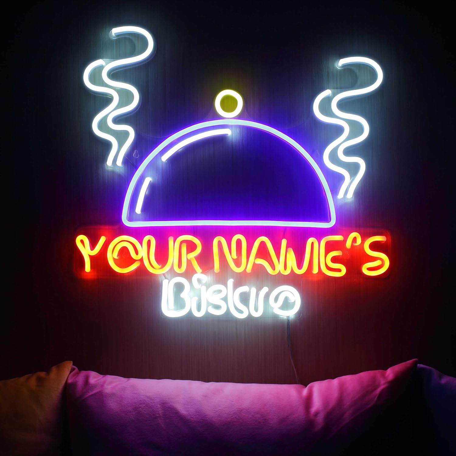 ADVPRO Bistro Kitchen Deco Personalized Ultra-Bright LED Neon Sign - Multi-Color 4 - st16s55-fn-p0032-tm-m4