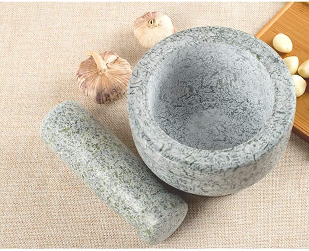 Mortar and Pestle for Grind Spices Powder Pesto Herbs Crush Pills