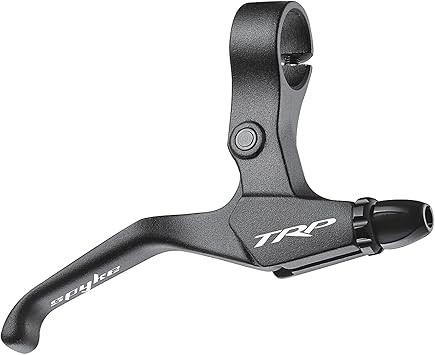 TRP Spyke Mechanical Disc Brake Levers Pair | Dual-Piston Cable-Activated Design | 169 g Lightweight | Integrated Barrel Adjusters & Mud Covers | Compatible with All Long-Pull Levers