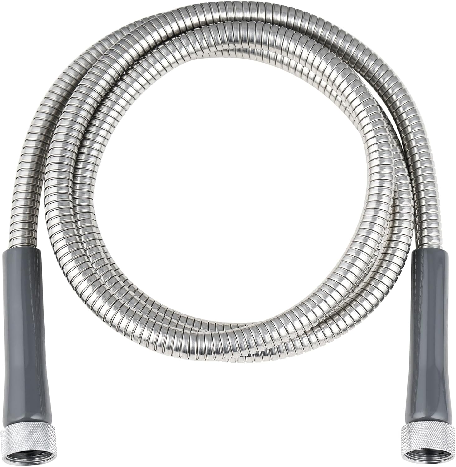 (Similar item). SKYWARD 304 Stainless Steel short Garden Hose 8 ft with Female to Female Metal Connector,Easy to Use & Store, Anti-Leakage Hose, High Water Flow (8ft)