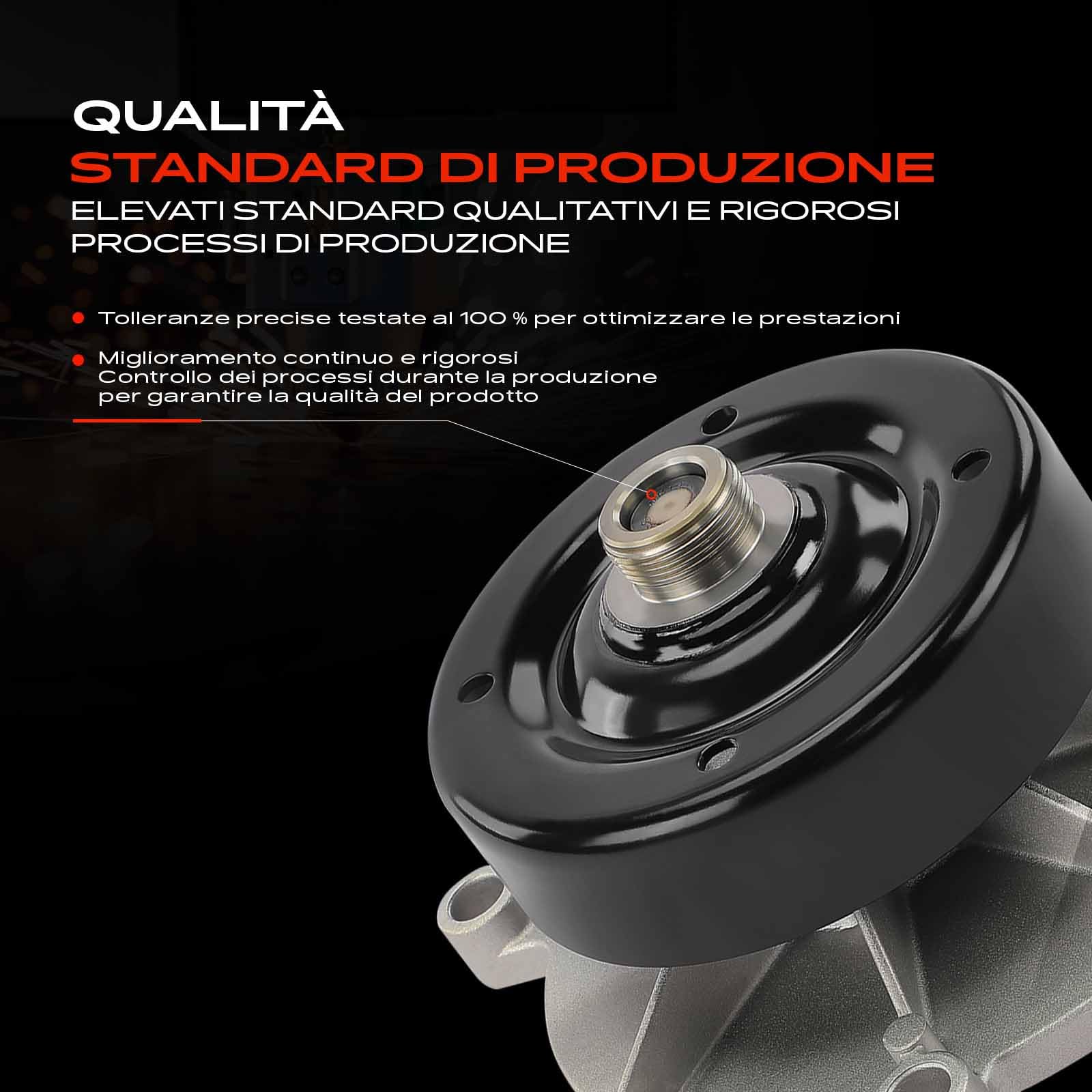 Frankberg Pompa acqua Liquido refrigerante Compatibile con Grand Cherokee II WG WJ 4.7 V8 4x4 1999-2004 Replace# 53020873AC