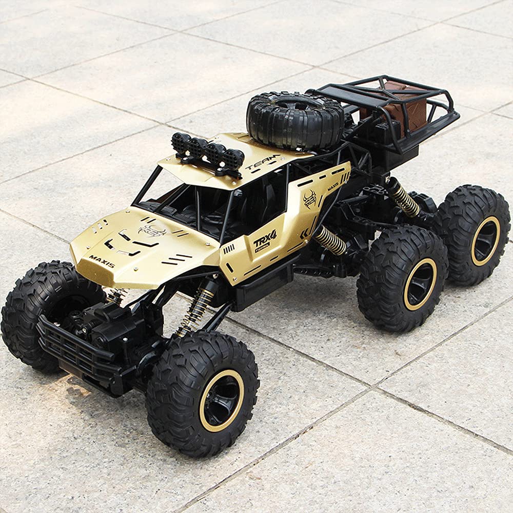 Buggy RC all-Terrain, Camion RC A Quattro Motrici A 6 Ruote, Veicolo RC da Arrampicata Ad Alta velocità da 2,4 GHz, Macchinina Ad Assorbimento degli Urti Indipendente, Regali di Compleanno per