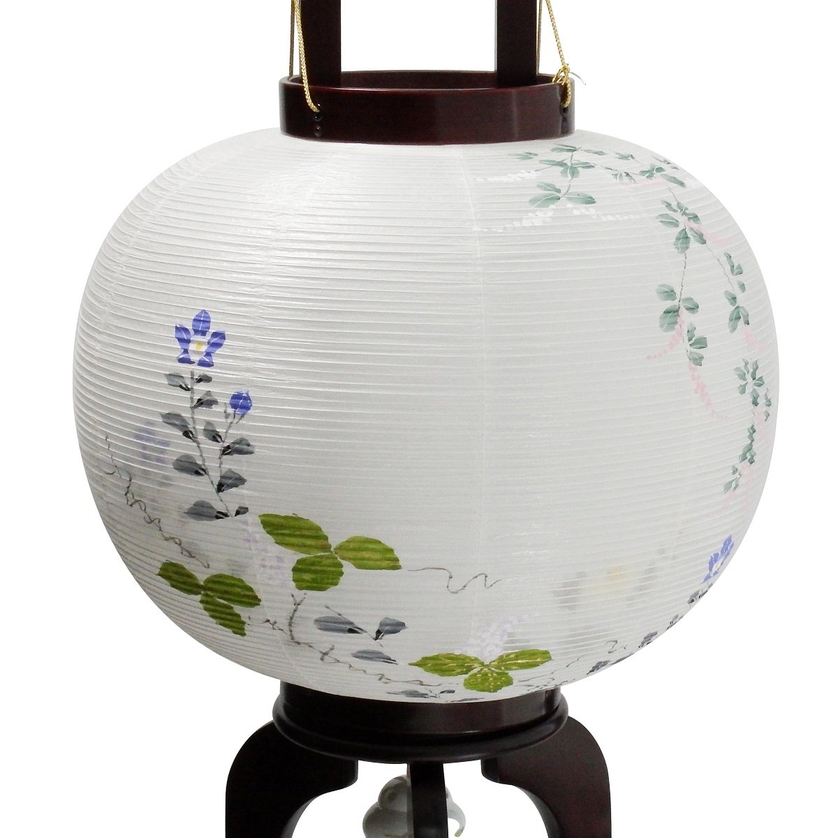 盆提灯 大内行灯 二重桜11号 小菊二桔梗 2個セット