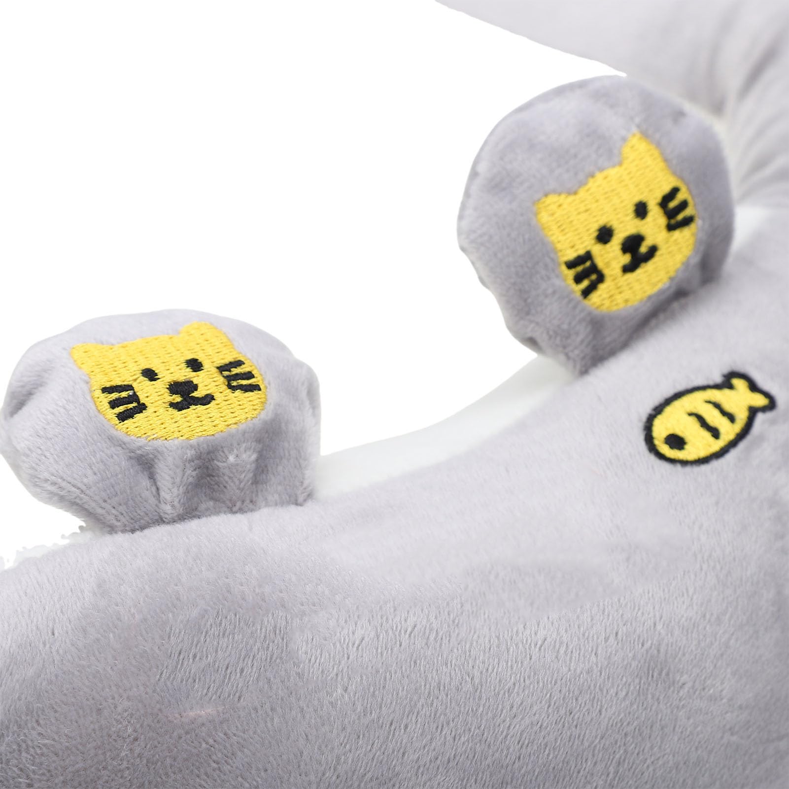 Cryfokt Sedia di Supporto per Bambini Sit Up Peluche Imparare a Sedersi Divano con Schienale per Neonati Morbido Cartone Animato Seggiolino per Bambini per Esercitarsi in Seduta Cuscino di Supporto