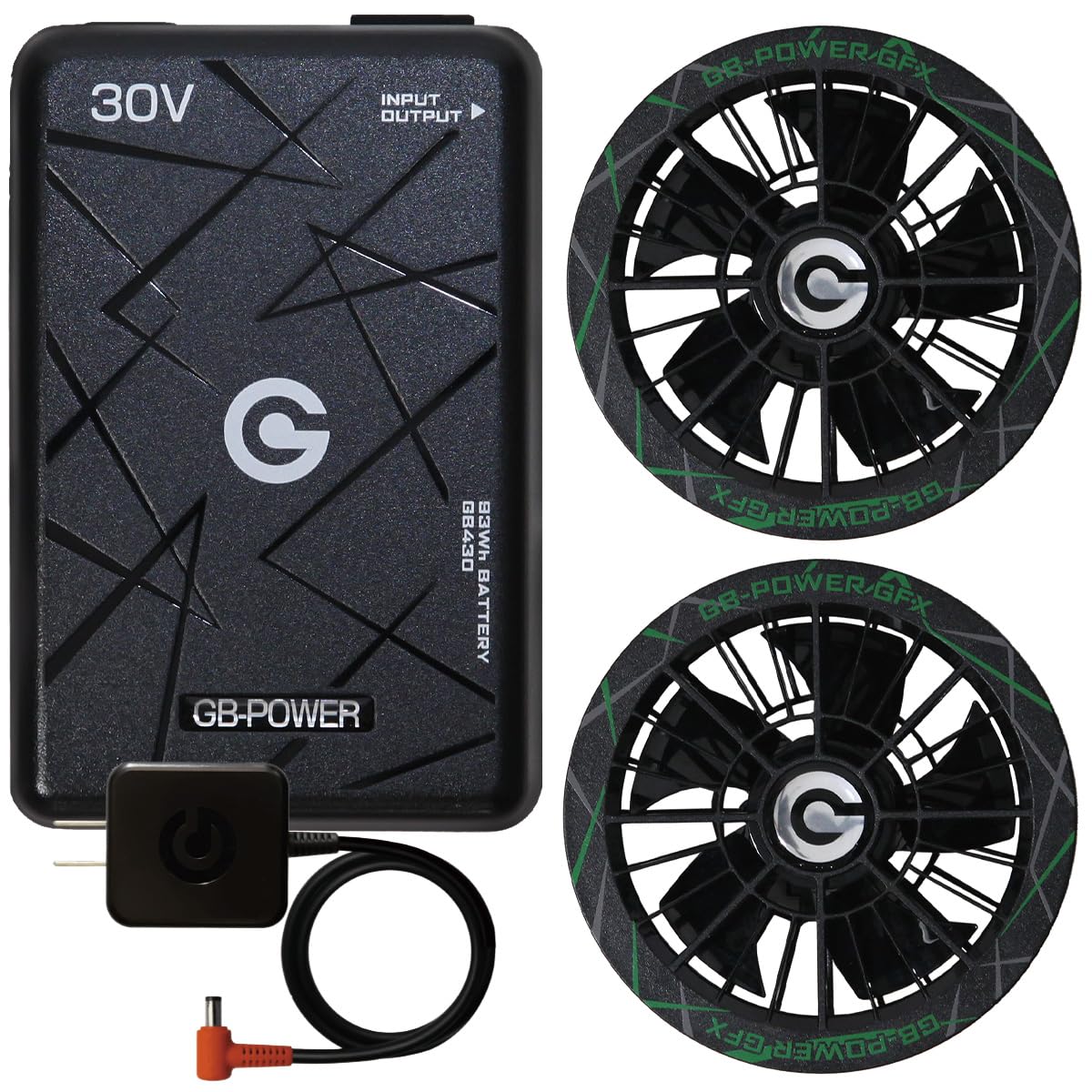 Amazon.co.jp: [長信ジャパン] GB430 + GFX 空調作業服 30V バッテリー