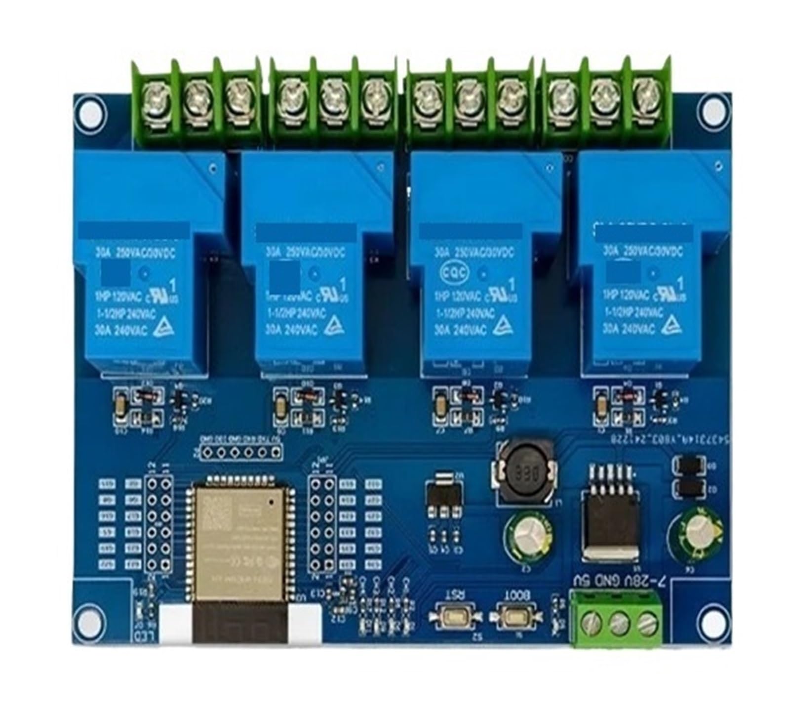 Module relais 30A DC7-28V 5V pour commutation de puissance