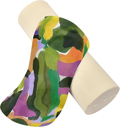 Miniatura 4 de Layered Liquid Bolster Pillow for Bed Orthopedic Neck Roll Pillow Round Pillows Decorative Throw Pillows for Leg Support Pillow Travel Pillow