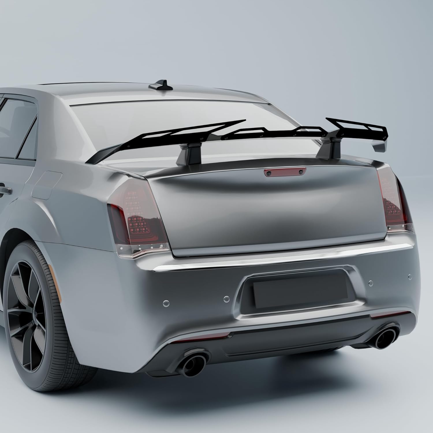 Rear Trunk Spoiler Wing Compatible with Chrysler 300 300C 300S All Year All Models Accessories JDM GT PSM Duckbill Aleron Spoiler Painted Gloss Black