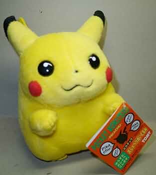 ピカチュウ おしゃべりピカチュウ　ふわふわ　ぬいぐるみ　初期　ポケモン　グッズ ポケモン おしゃべり ピカチュウ ぬいぐるみ 初期 TOMY製 - メルカリ