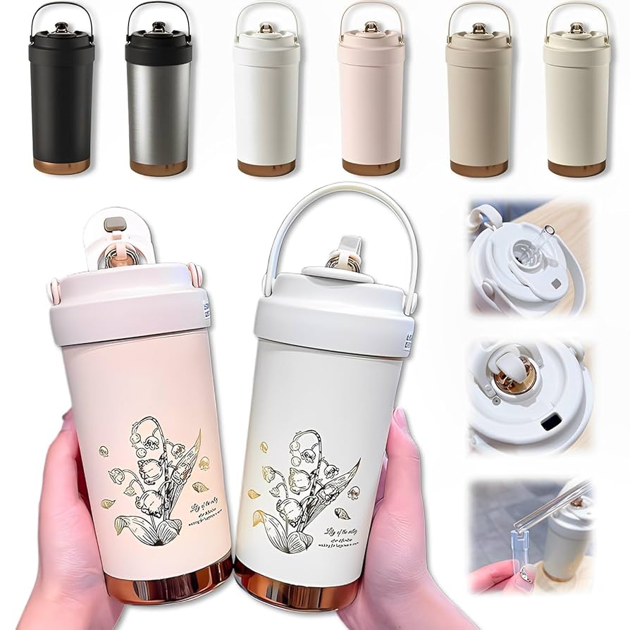 正規品　ラブブのストロー水筒ボトル　新品未開封 新品未使用】 ラブブ 水筒 パープル ストロー ウォーターボトル