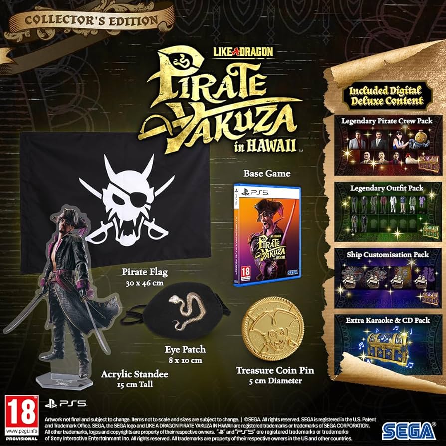Like a Dragon: Pirate Yakuza in Hawaii COLLECTORS EDITION