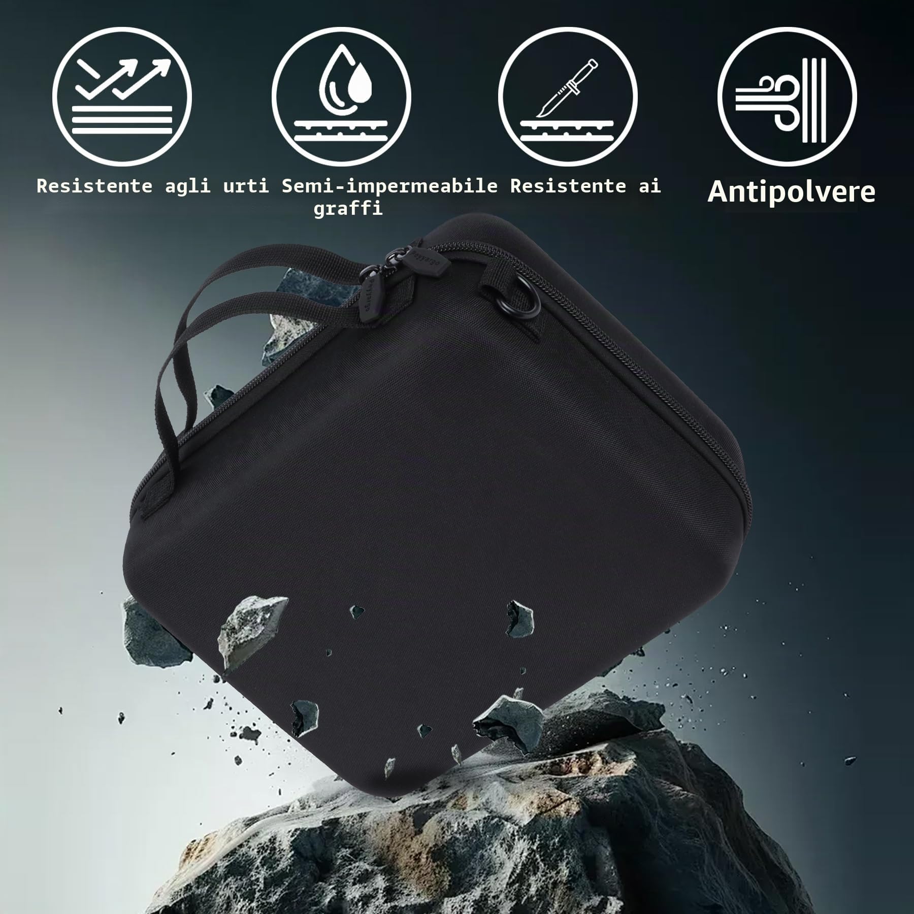 Duro Protettiva Custodia Compatibile con Canon EOS 2000D/ 800D / R100 / R50 / R5 / R6 Mark II / R7 / R8 / 90D / 5D Mark IV Fotocamera DSLR