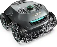 AIPER Robô de piscina Seagull Pro, sistema de quatro motores, navegação WavePath, tempo de trabalho de 150 minutos, aspirador de pó de piscina sem fio, ideal para piscinas de até 150 m² de tamanho
