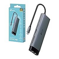 TP-Link UH9120C Hub USB C 9 in 1, 1 HDMI 4K@60Hz