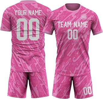 Custom Soccer Jersey Men Women Youth Boys, Athletic Shirts with Name Number Logo, Goalie Jersey Camisetas de Futbol Set