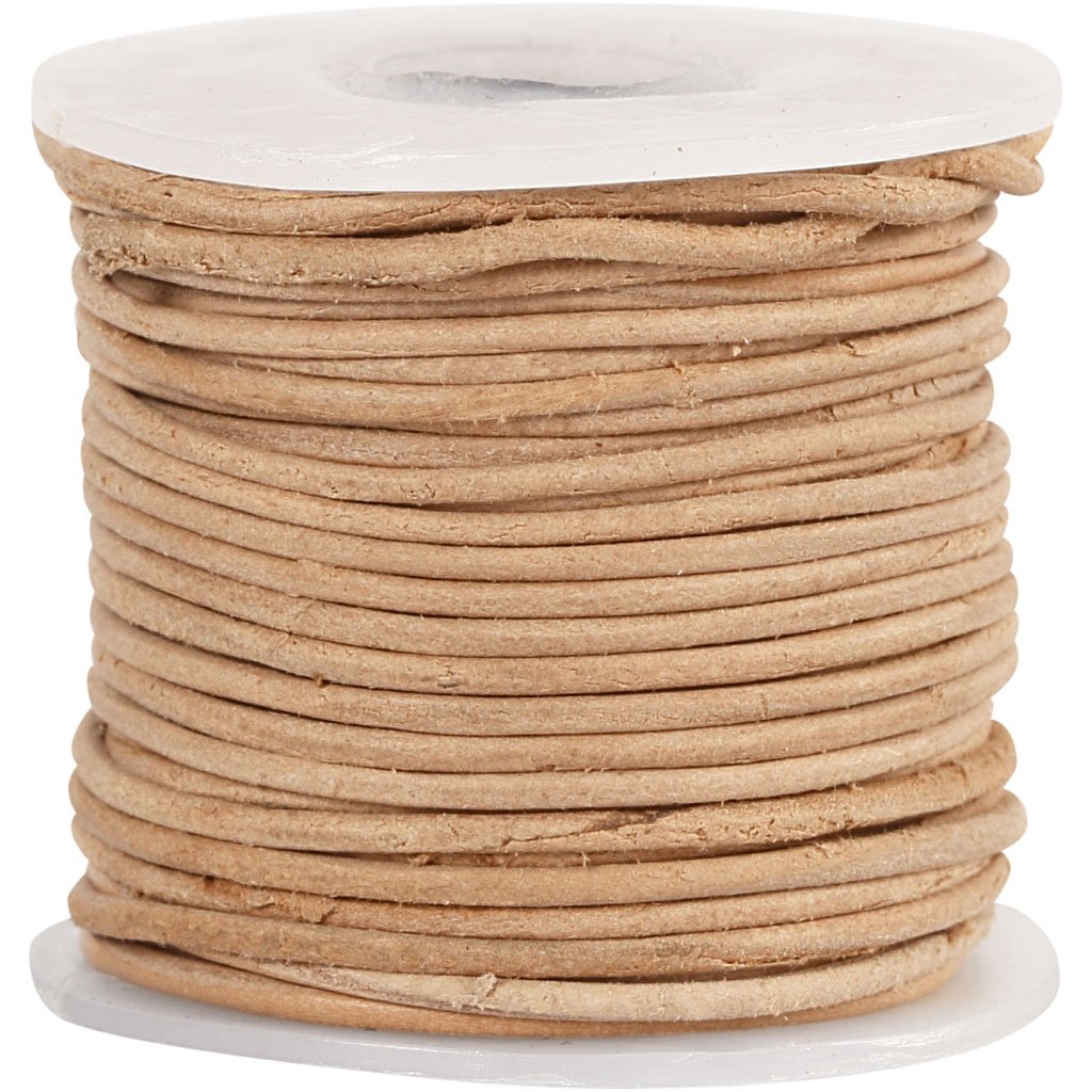 Creativ Company 51553 set para crear joyas 1 pieza(s) - Sets para crear joyas (Beige, Cuero, 1 pieza(s), 1 mm, 10000 mm)