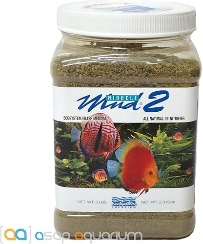 EcoSystem Aquarium Miracle Mud 2 Sustrato de agua dulce tarro de 5 libras