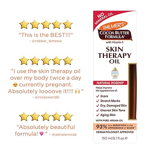 Miniatura 6 de Palmer's Aceite de Tratamiento para la Piel, Fórmula con Vitamina E, Escaramujo, Manteca de cacao, 5.1 fl oz, paquete de de 1