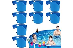 8PC Poolside Cup Holders for Above Ground Pools