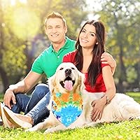 Vista 3 de Silkfly 50 bandanas de verano para perros, bufandas para mascotas, para peluquería, triángulo, lavable, babero para perros grandes, fiesta