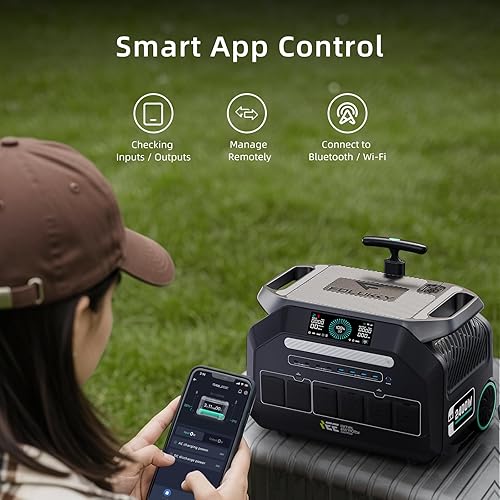 Miniatura 7 de OSCAL PowerMax 6000 Generador solar, estación de energía de 3600 Wh6000 W, salidas de CA de voltaje de fase dividida de 120 V240 V (pico de 9000 W)