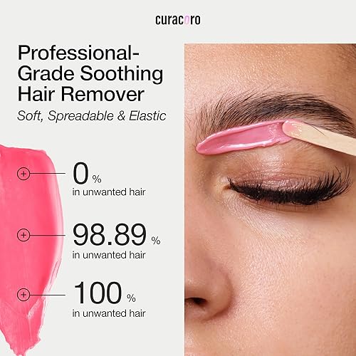 Miniatura 6 de Curacoro Granos de cera italiana  7.05 oz de perlas de cera dura para depilación de cuerpo completo en cara, cuerpo, brasileño, bikini, piernas,