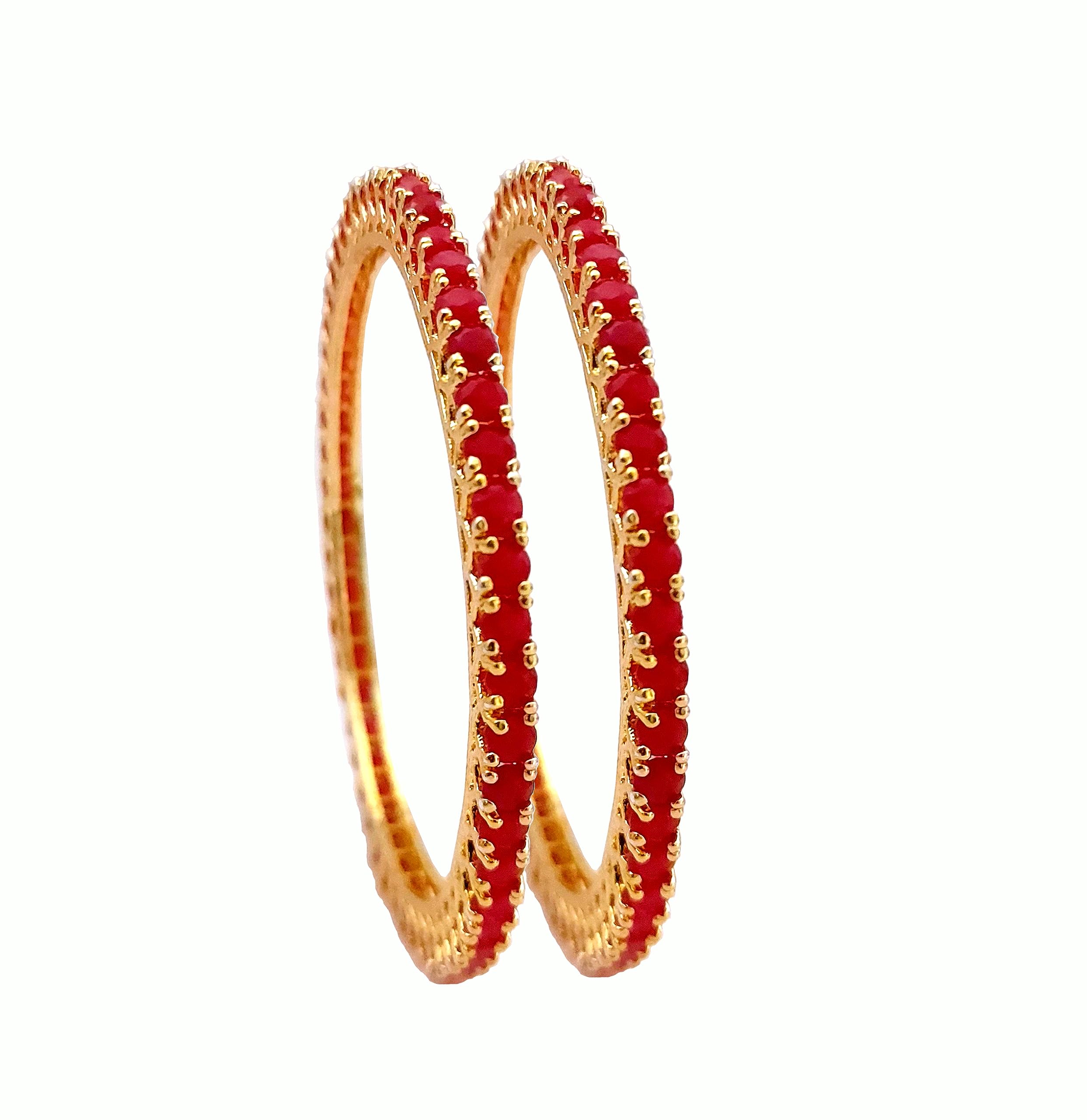 Zevarly Gold Plated Zircon AD Bangles for Women/Girl (2.4) (B0CD7B4BVY) Amazon Price History, Amazon Price Tracker