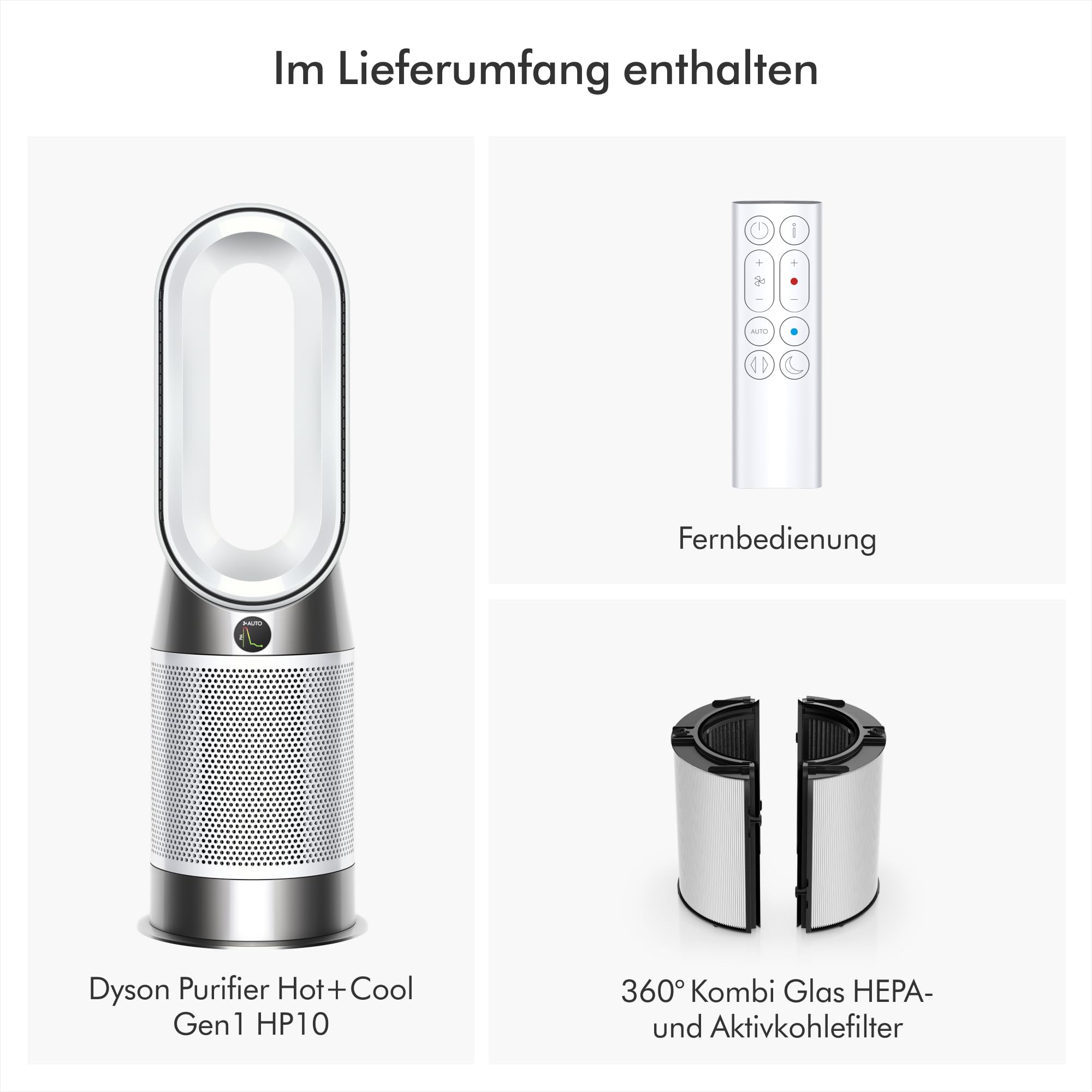 Amazon.de: Dyson Purifier Hot+Cool™ Gen1 HP10 Luftreiniger und