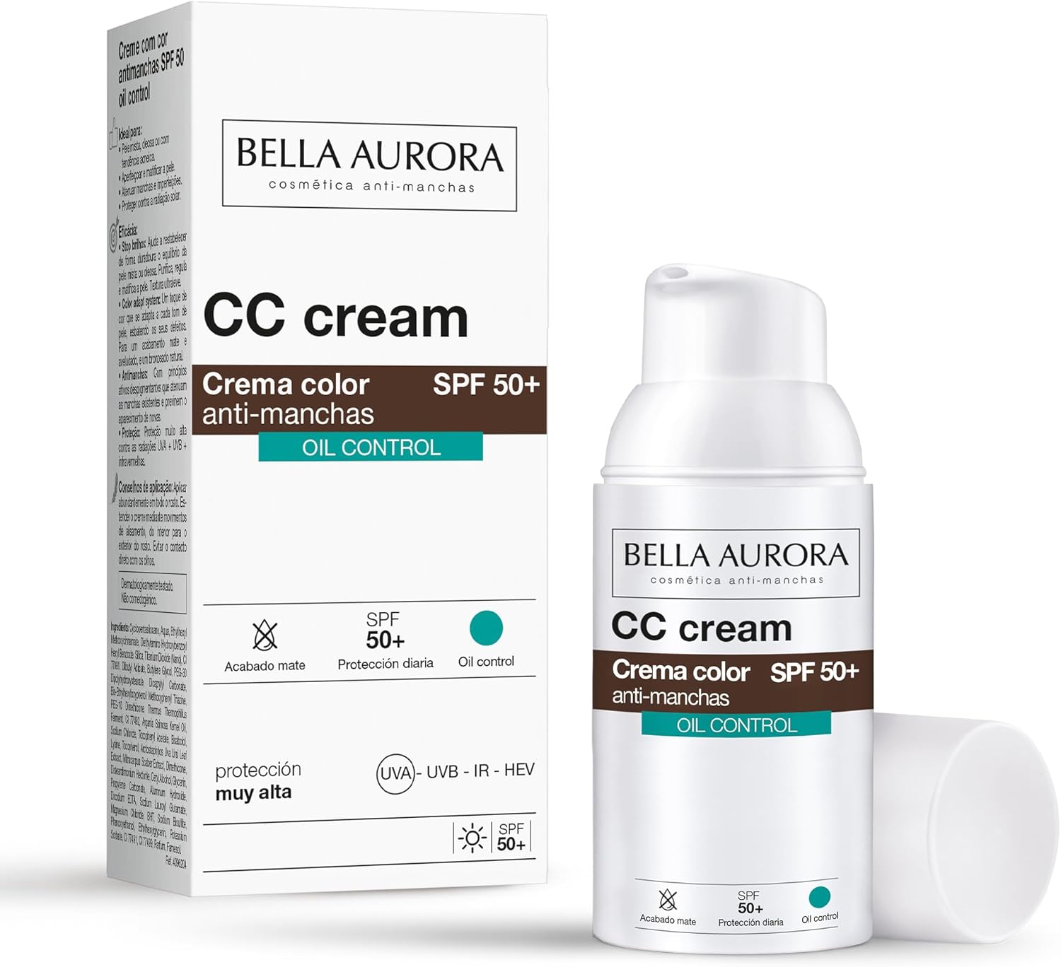 CC Cream Anti-Manchas Oil Free Spf50 30 Ml