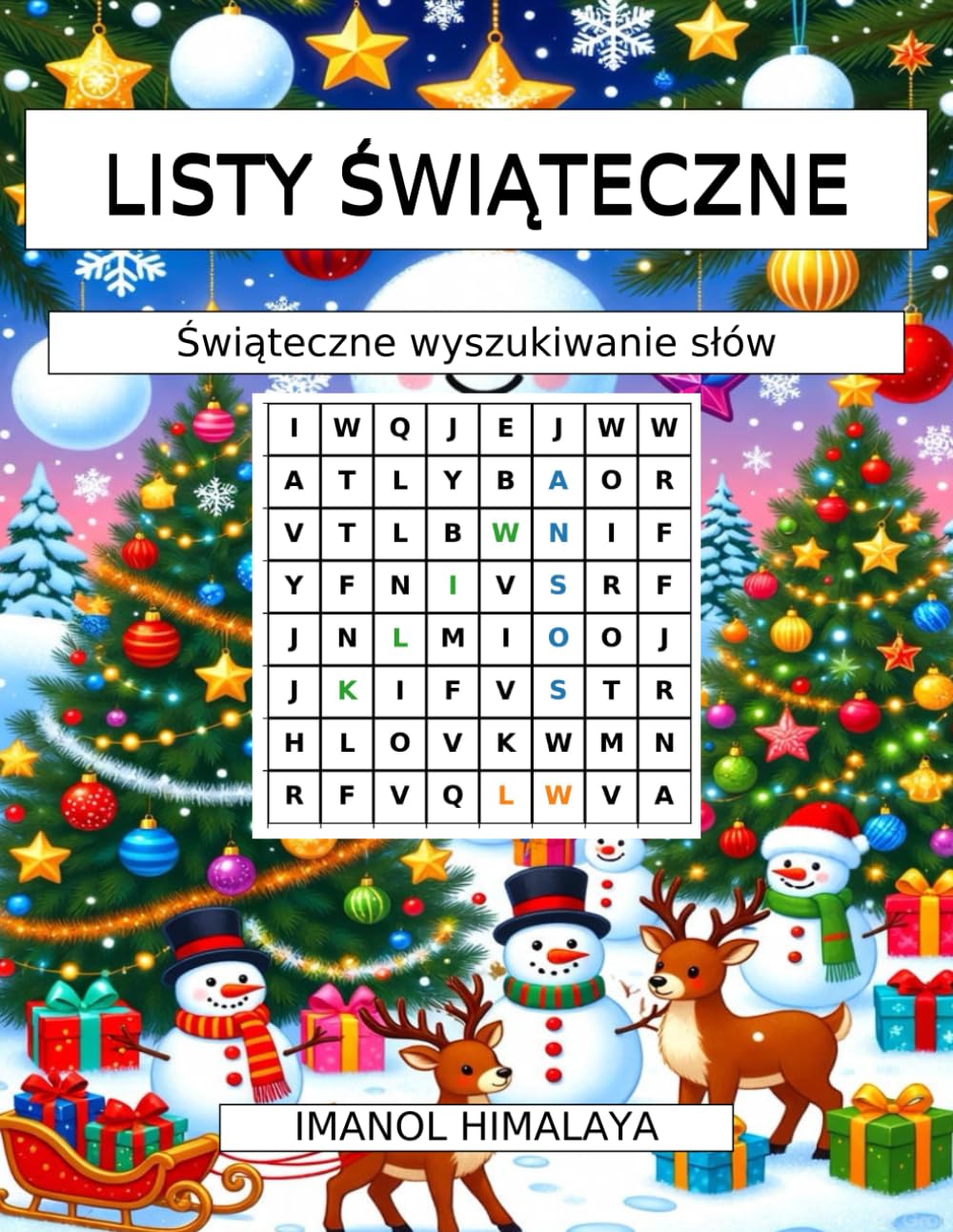LISTY ŚWIĄTECZNE: Świąteczne wyszukiwanie słów