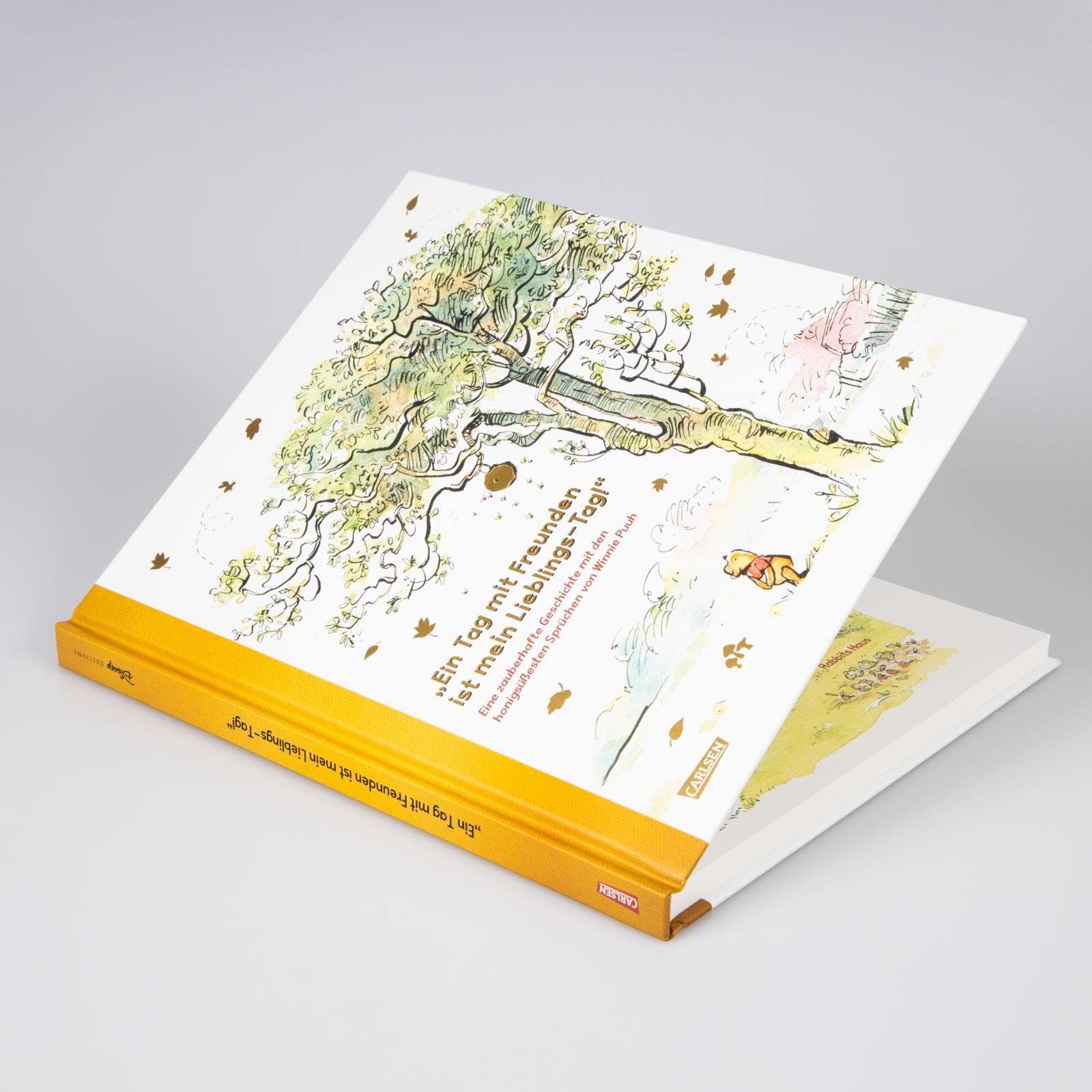 Disney Winnie Puuh: »Ein Tag mit Freunden ist mein Lieblings-Tag!«: Eine zauberhafte Geschichte mit den honigsüßesten Sprüchen von Winnie Puuh | edles Geschenkbuch mit Winnie Puuh