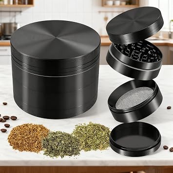 PyR1 Metal Crusher Grinder Stainless Steel 4.9 cm Pepper Mills