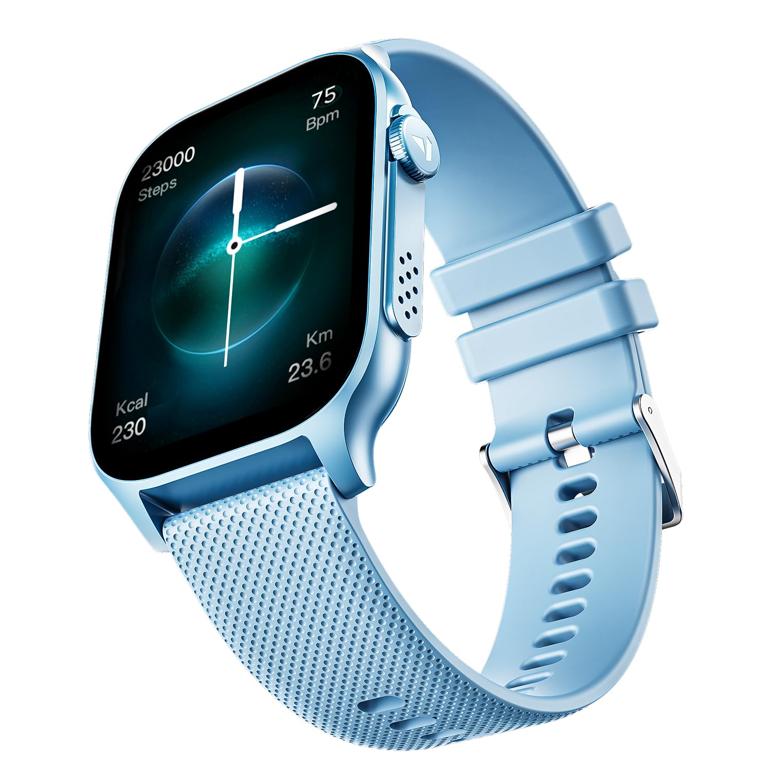 boAt New Launch Ultima Ember Smartwatch w/ 1.96” (4.97 cm) AMOLED Display, Personalized Fitness Nudges, Functional Crown, 100+ Sports Modes, Custom Watch Faces (Mist Blue)-image-9