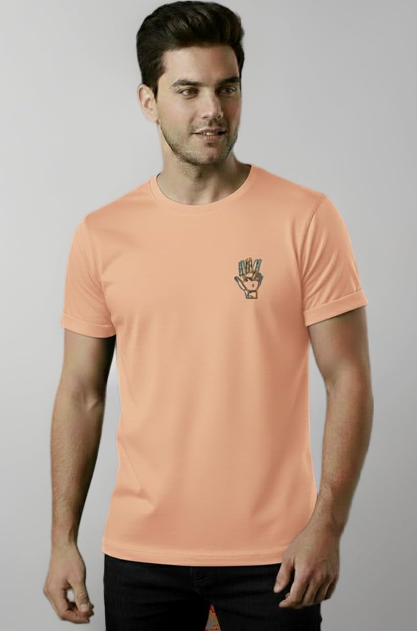 Ruggstar Half Sleeve Soild T Shirt